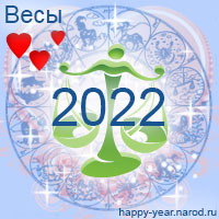 Любовный гороскоп на 2022 год Весы