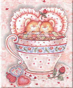 открытка с днем святого валентина