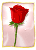 анимационная валентинка с розами