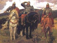 картина Васнецова 'Три богатыря'
